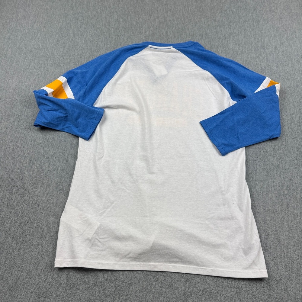 Las Angeles Chargers Shirt Women Medium White Blue VNeck NFL Football 3/4 Sleeve - Picture 9 of 10